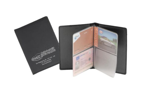 Kentekenmapje creditcard met bedrukking | Pelster Automotive