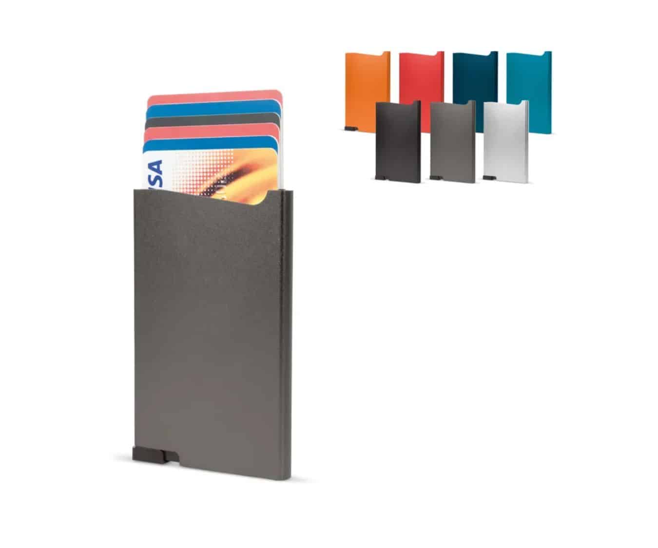 Aluminium bankpashouder RFID