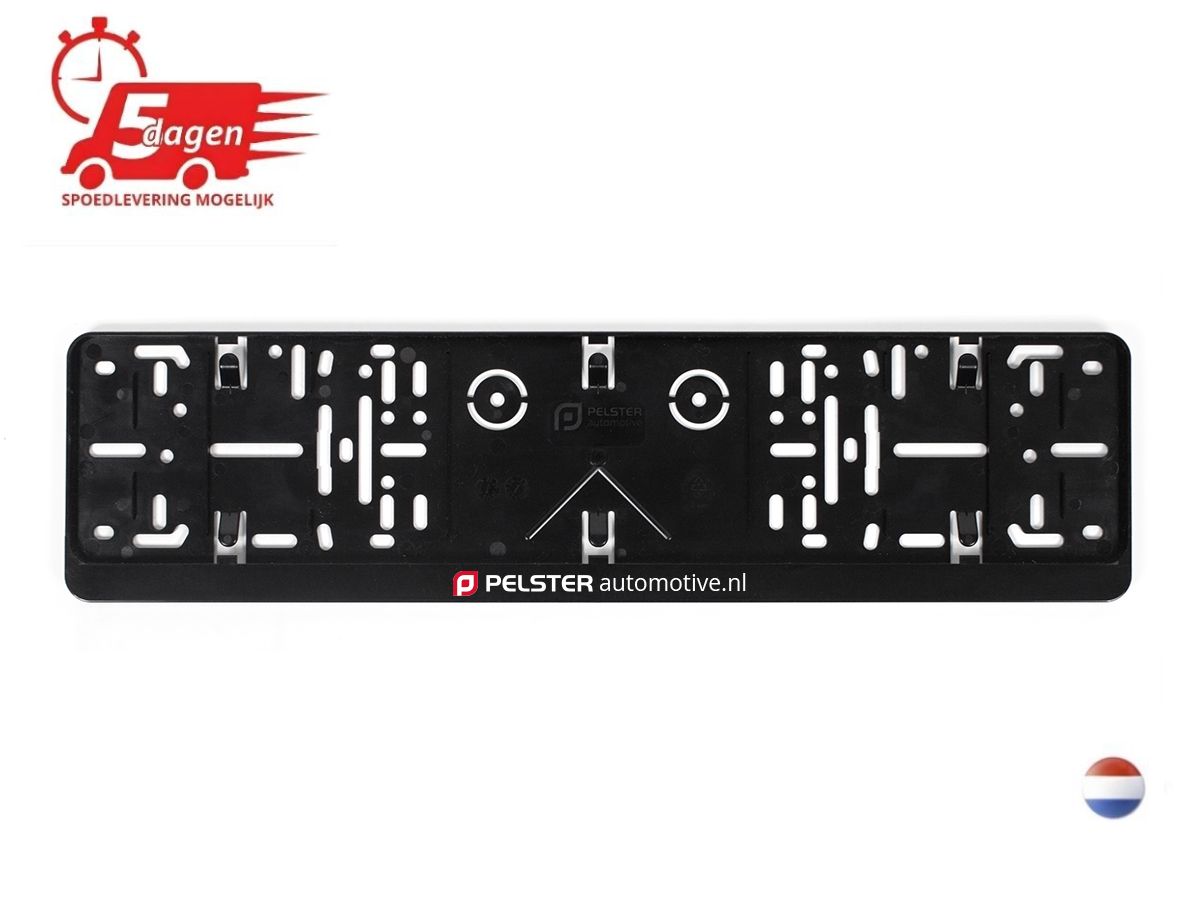Kentekenplaathouder Serie 1 - met tekstrand