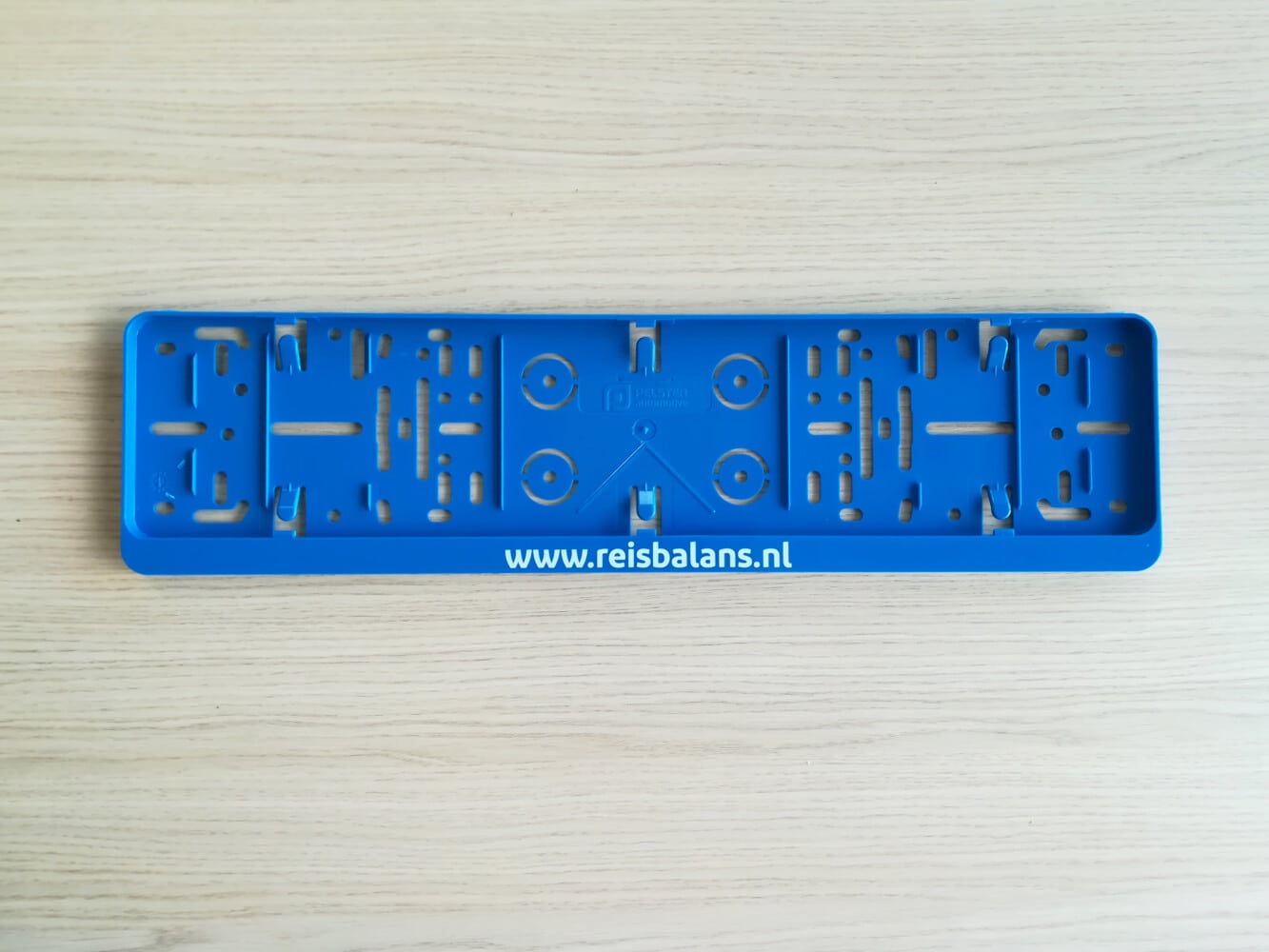 Gekleurde kentekenplaathouder Serie 1 - met tekstrand - Afbeelding 2