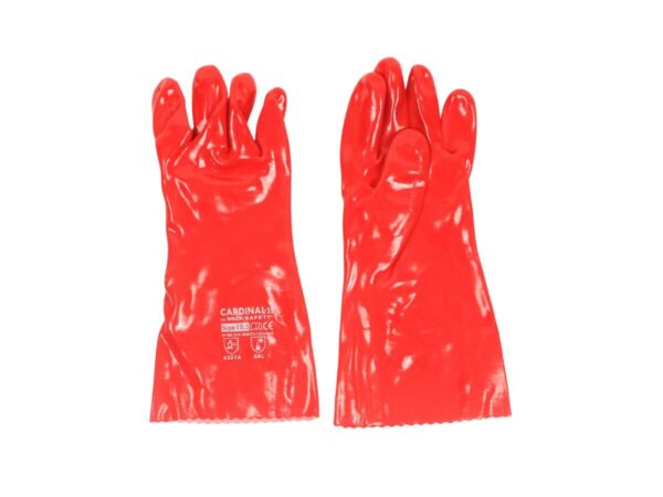 Groene PVC-handschoenen Met Onderarmbescherming: Soepel En Chemisch Bestendig Oxxa 20 435