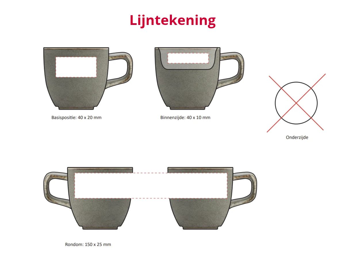 Grey Ceres - Espresso kopje (9 cl) - Afbeelding 2