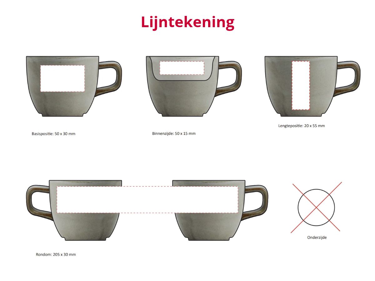 Grey Ceres - Koffie kopje (19 cl) - Afbeelding 2