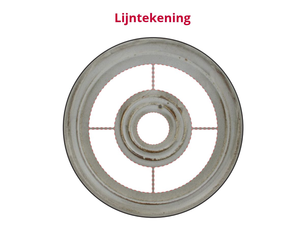 Grey Ceres - Universele schotel (14 cm) - Afbeelding 2